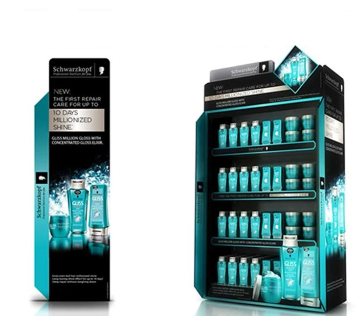 Daily Necessities Products Cosmetic Branding And Promotion Display Stand Shelf